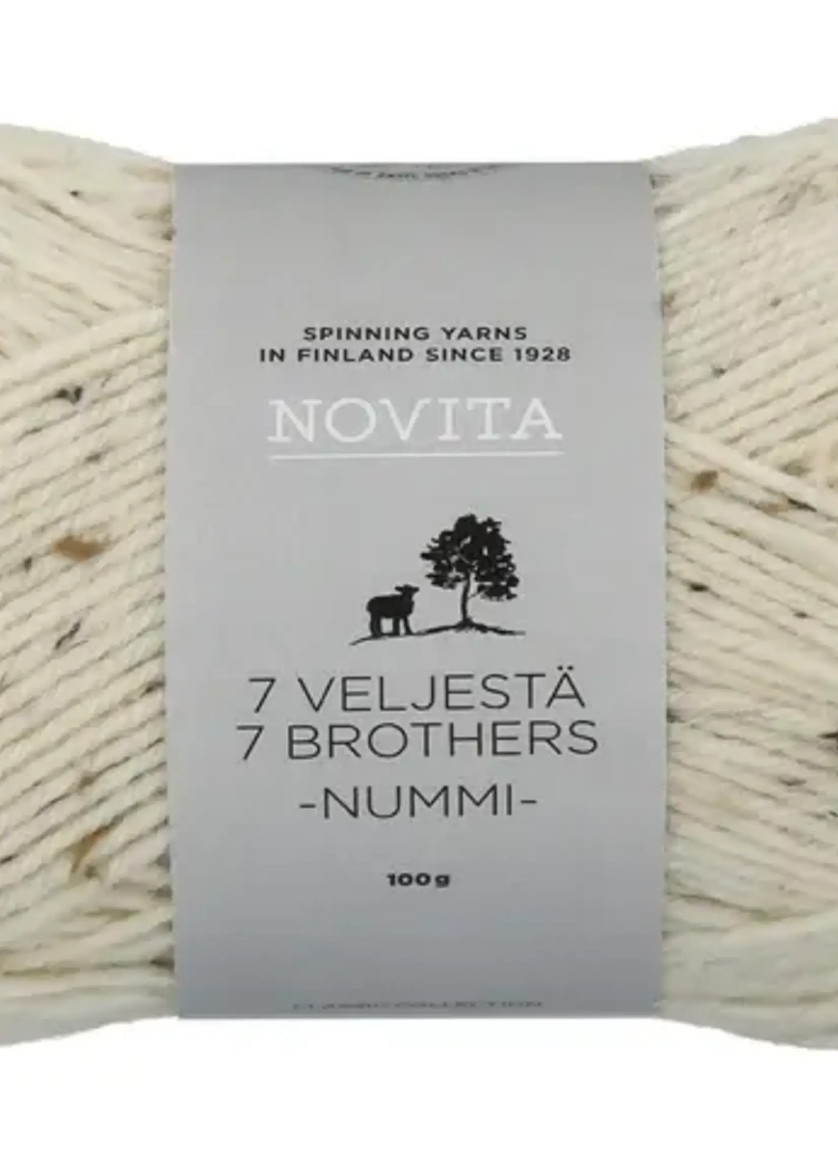 Novita 7 Veljestä Nummi 100g -945 frost
