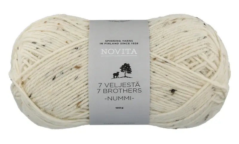 Novita 7 Veljestä Nummi 100g -945 frost