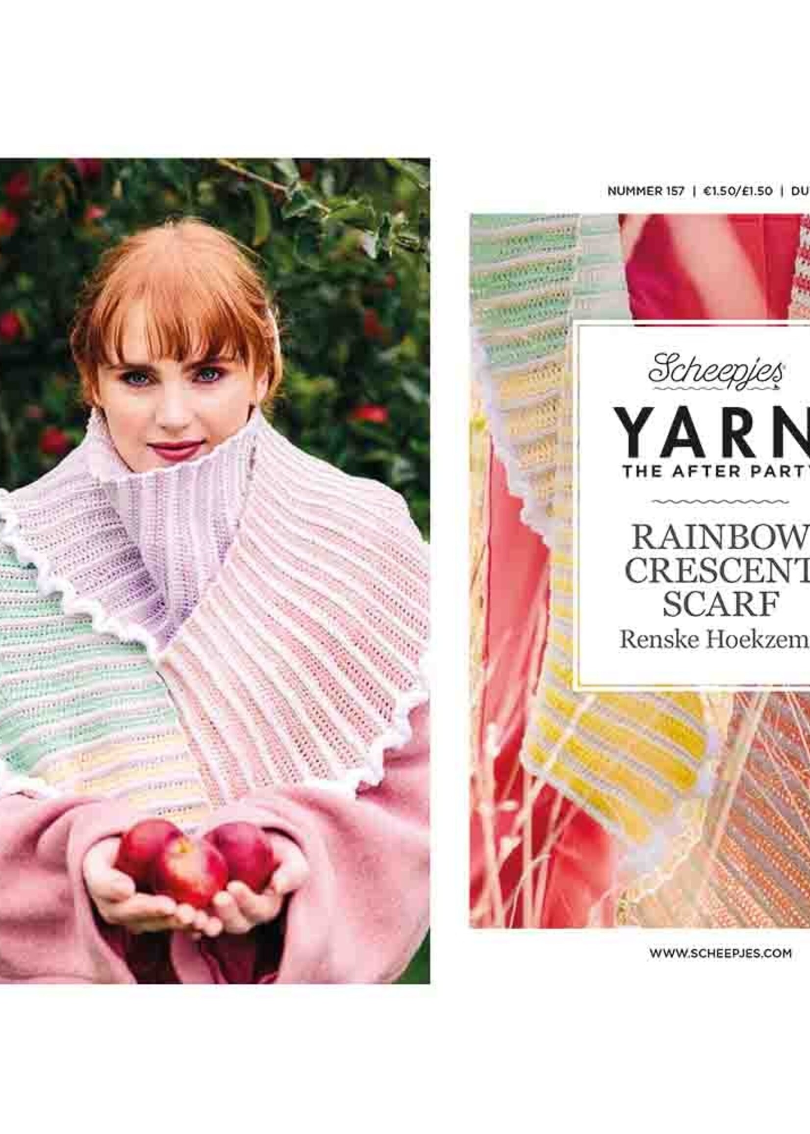 Scheepjes YARN The After Party nr.157 Rainbow Crescent Scarf NL