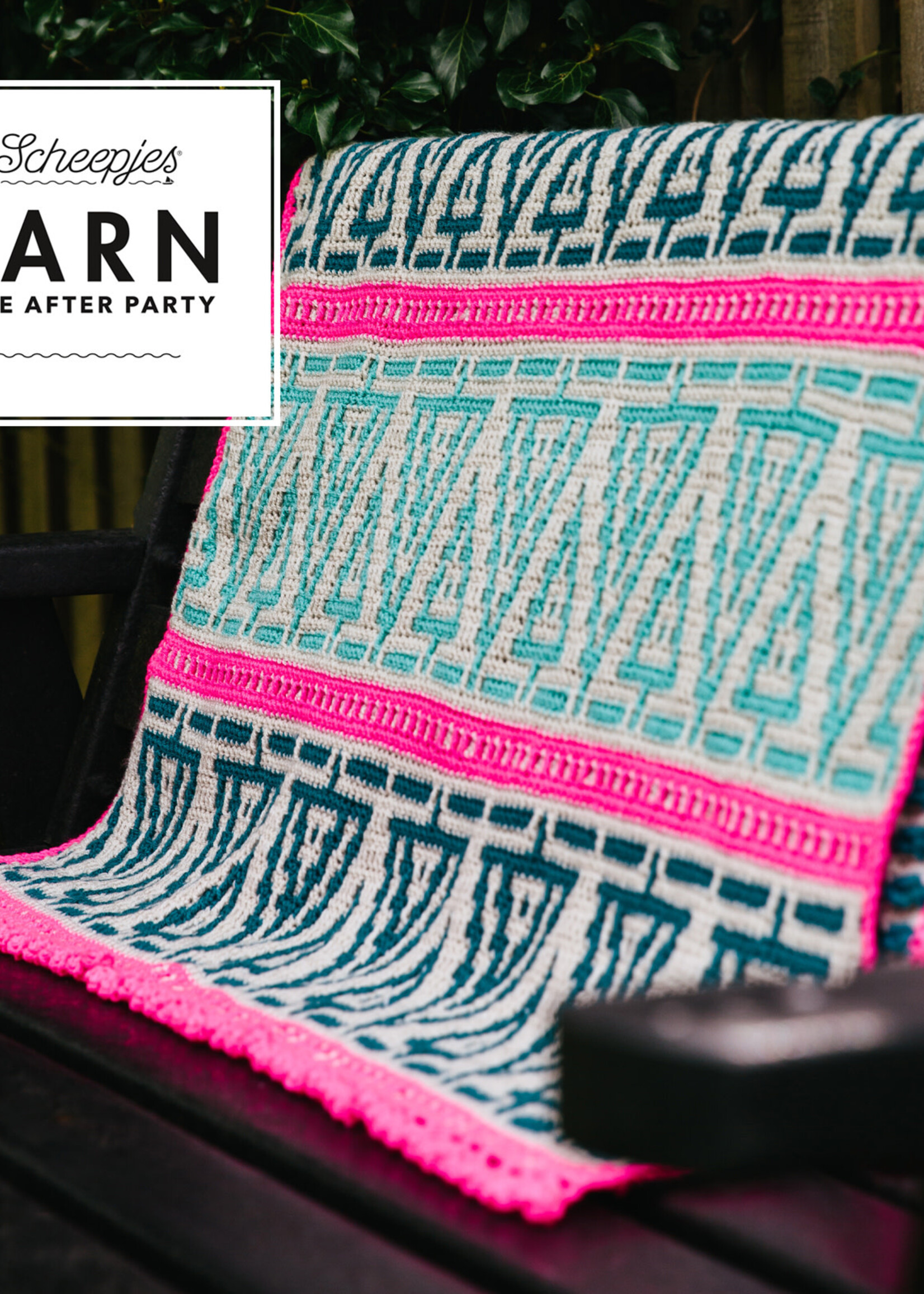 Scheepjes YARN The After Party nr.154 Folk Trees Blanket NL
