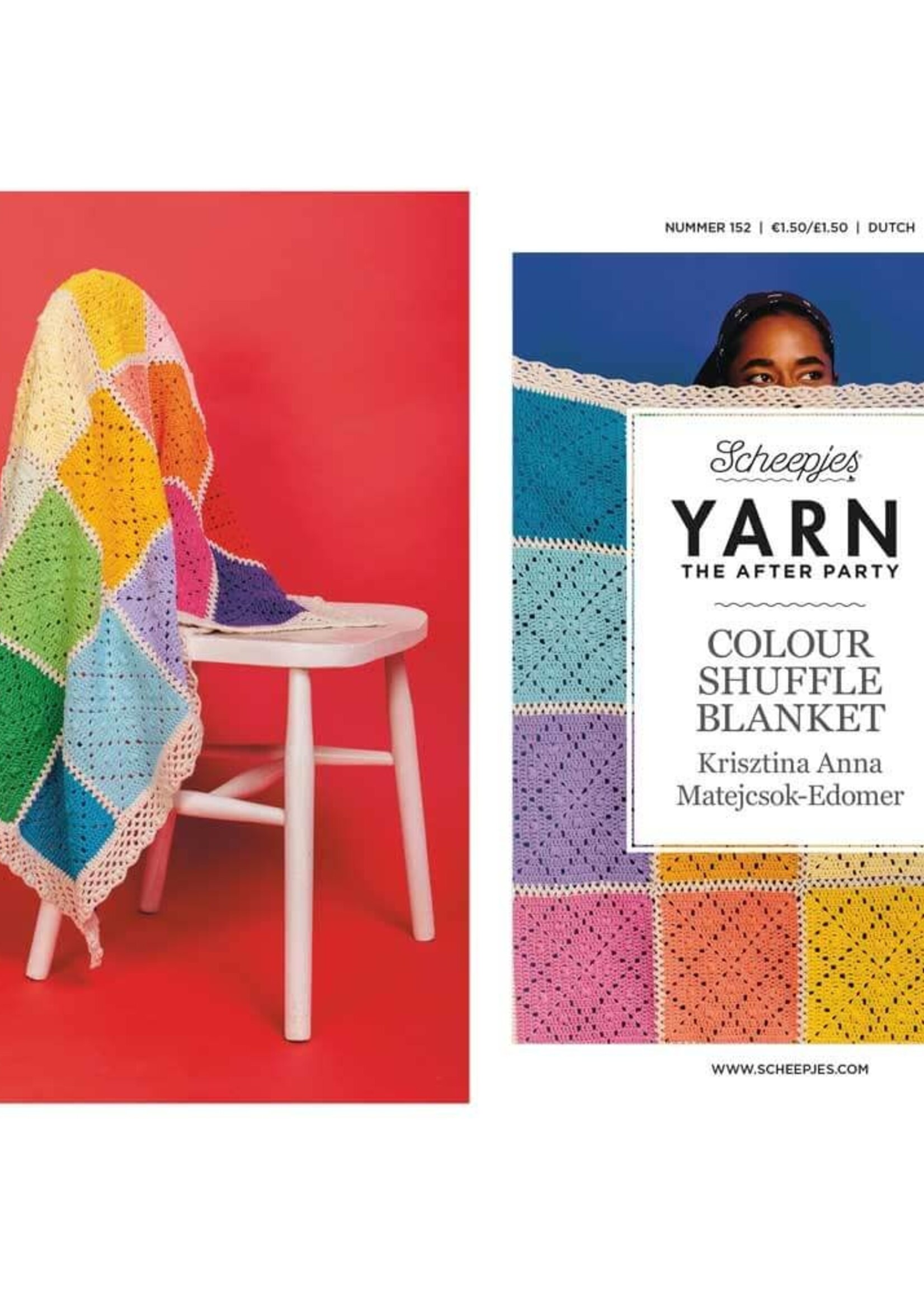 Scheepjes YARN The After Party nr.152 Colour Shuffle Blanket NL