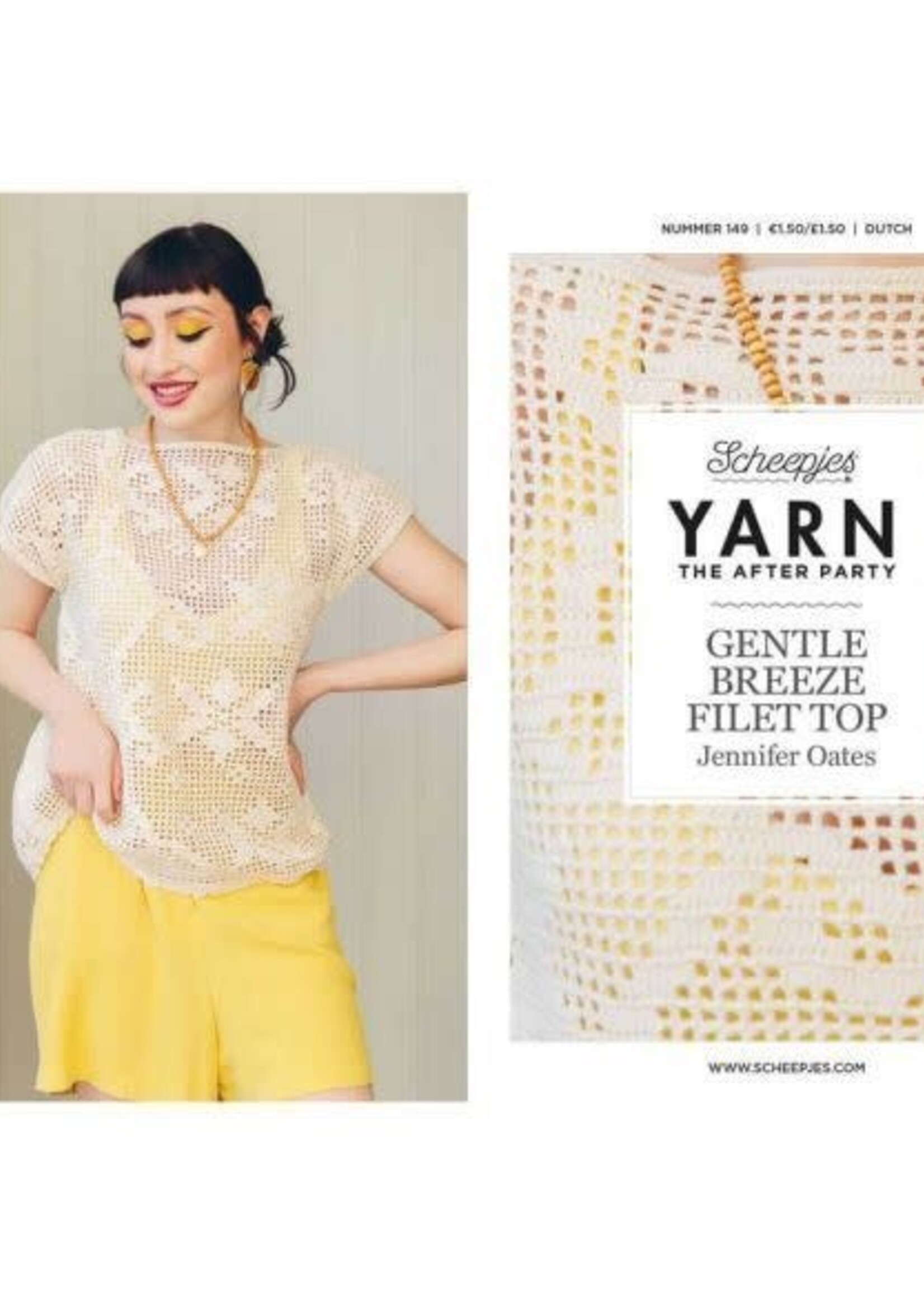 Scheepjes Yarn The After Party nr 149 - Gentle Breeze Filet Top NL