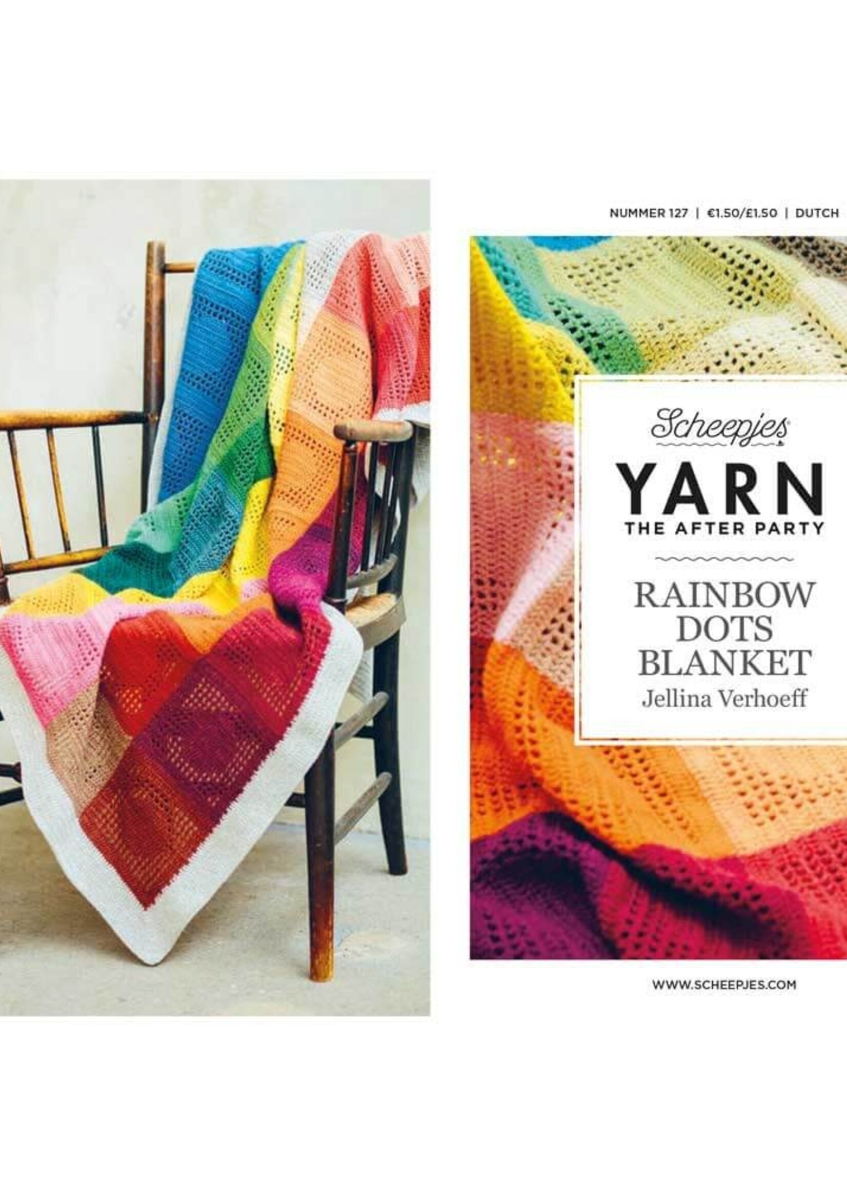 Scheepjes YARN The After Party nr.127 Rainbow Dots Blanket NL