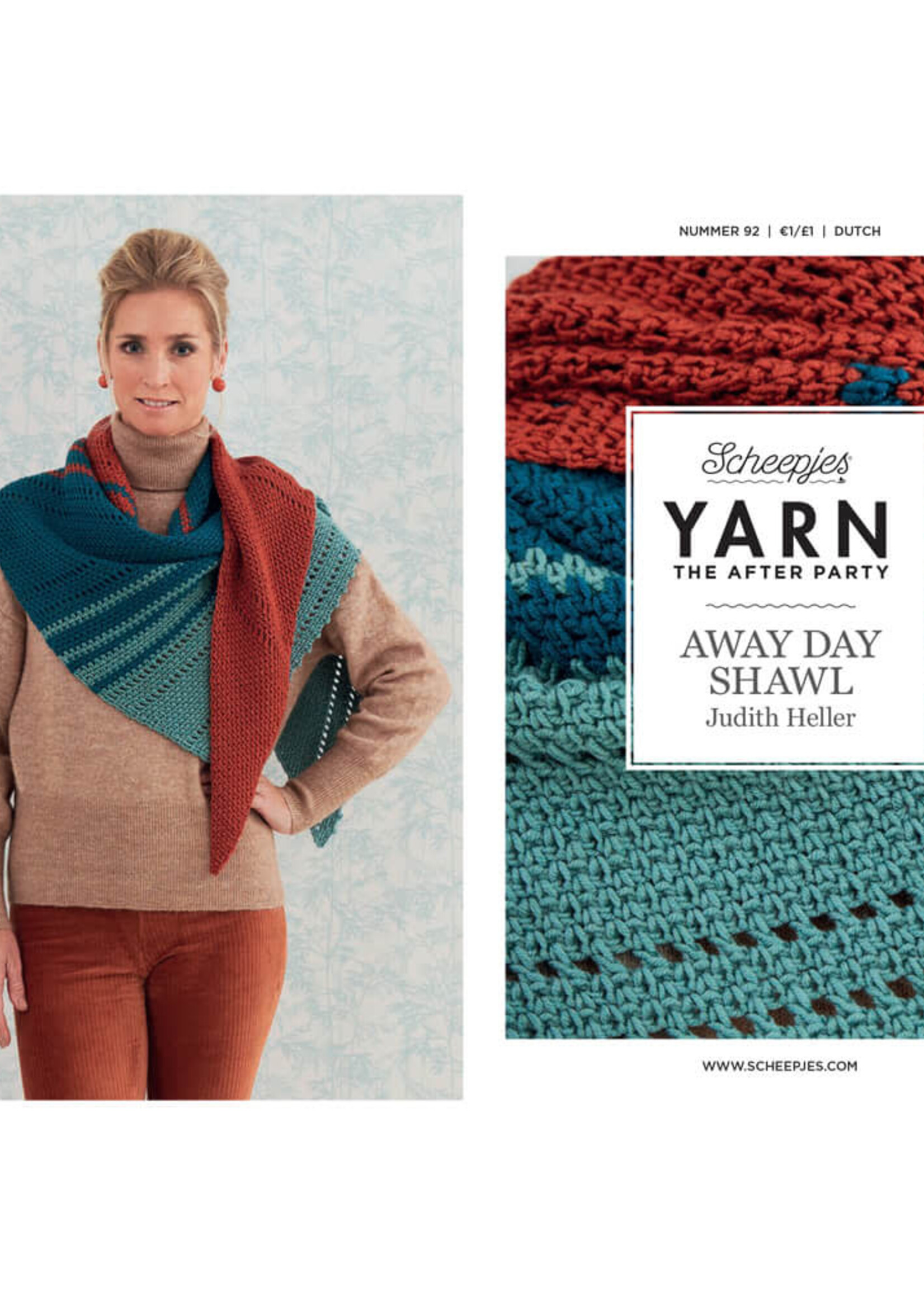 Scheepjes YARN The After Party nr.92 Away Day Shawl NL