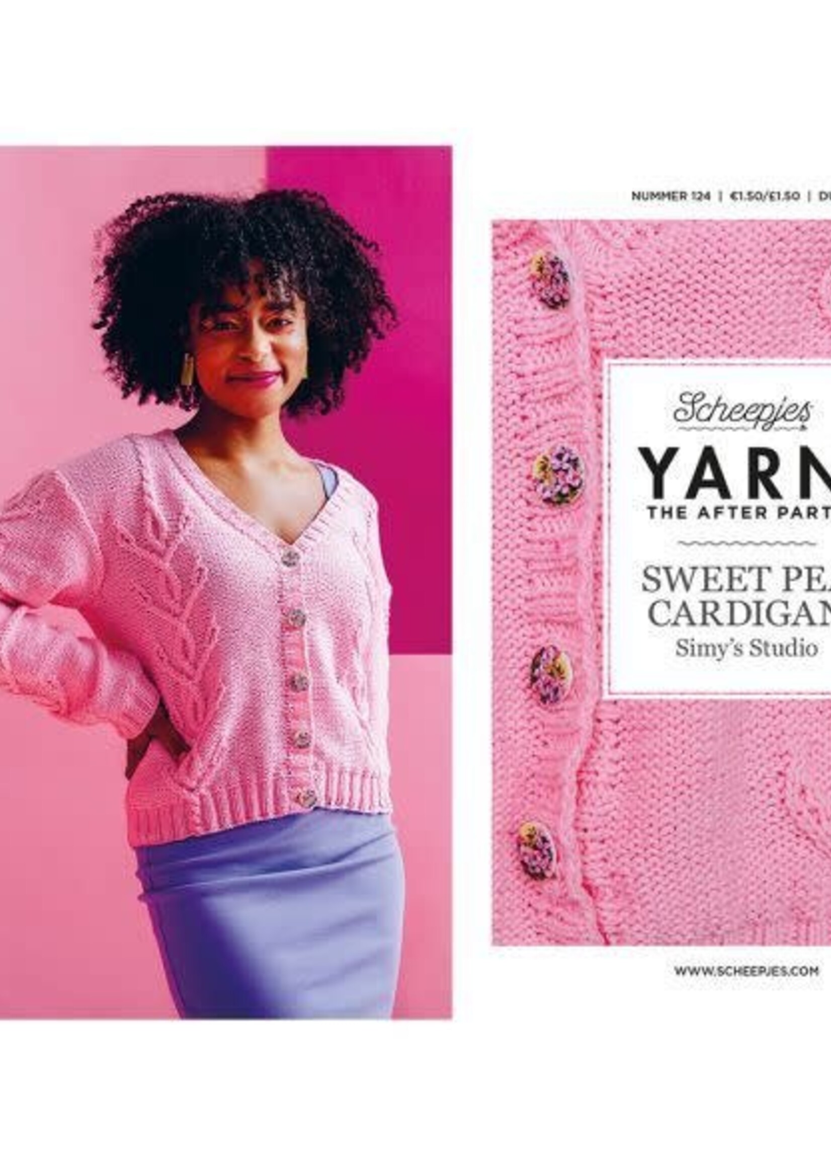 Scheepjes YARN The After Party nr.124 Sweet Pea Cardigan NL