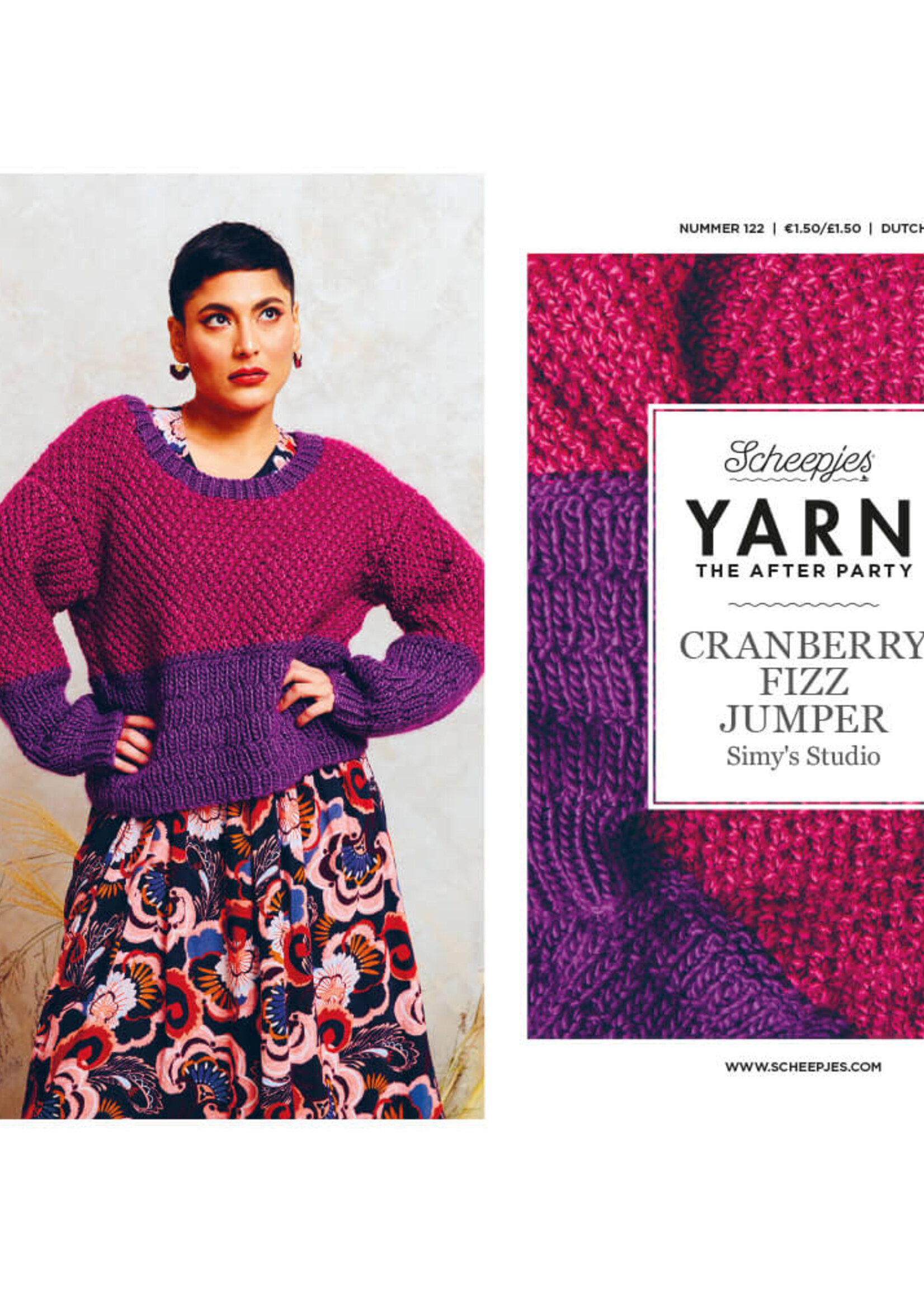 Scheepjes YARN The After Party nr.122 Cranberry Fizz Jumper NL