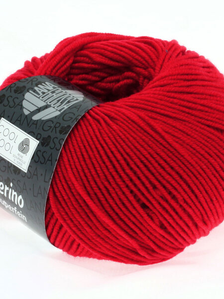 Lana Grossa Cool Wool -417 briljantrood