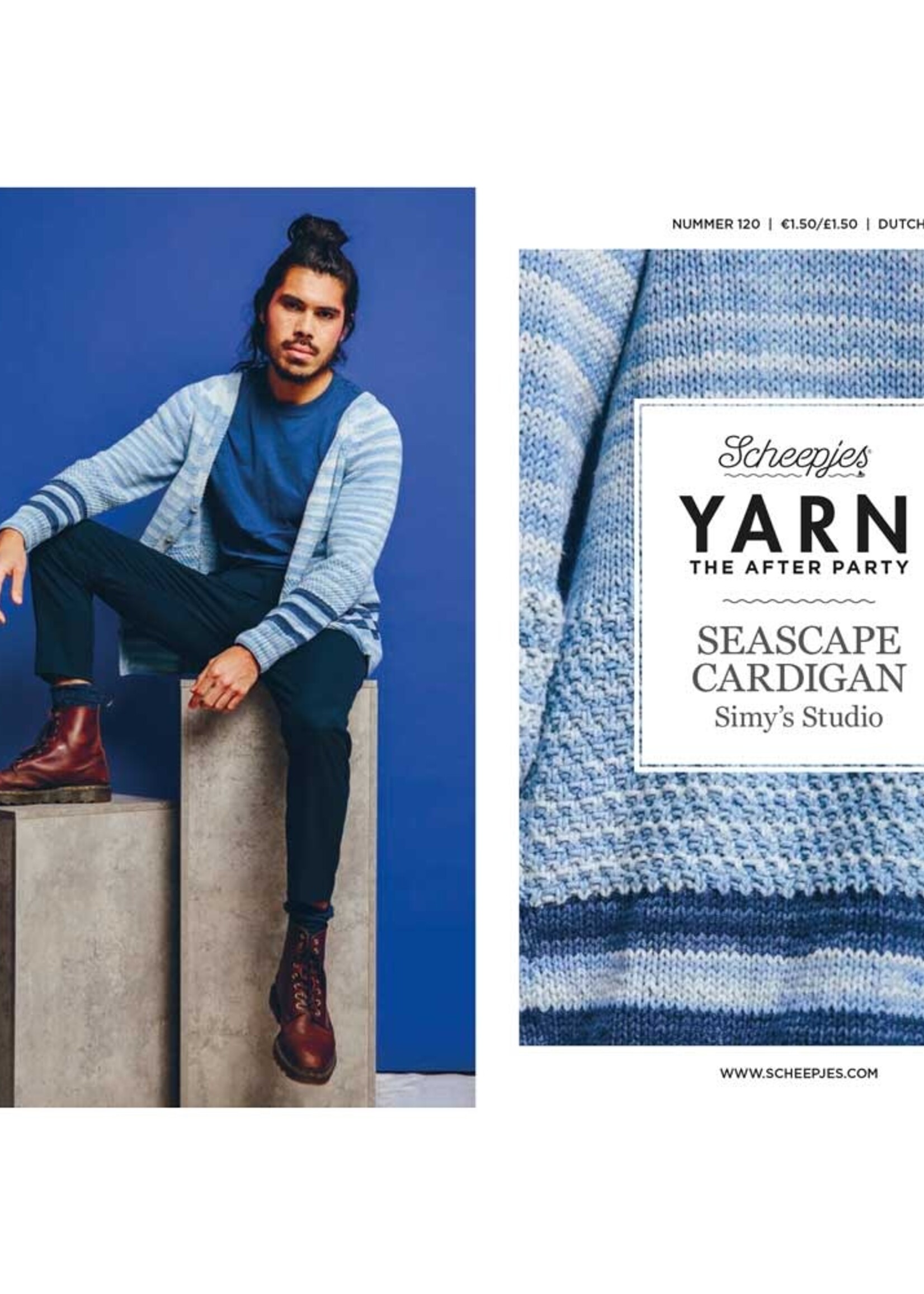 Scheepjes YARN The After Party nr.120 Seascape Cardigan NL