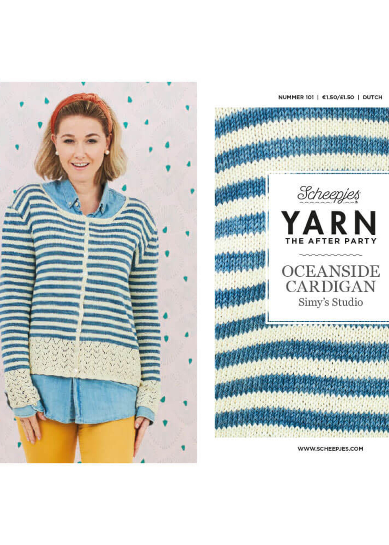 Scheepjes YARN The After Party nr.101 Oceanside Cardigan NL