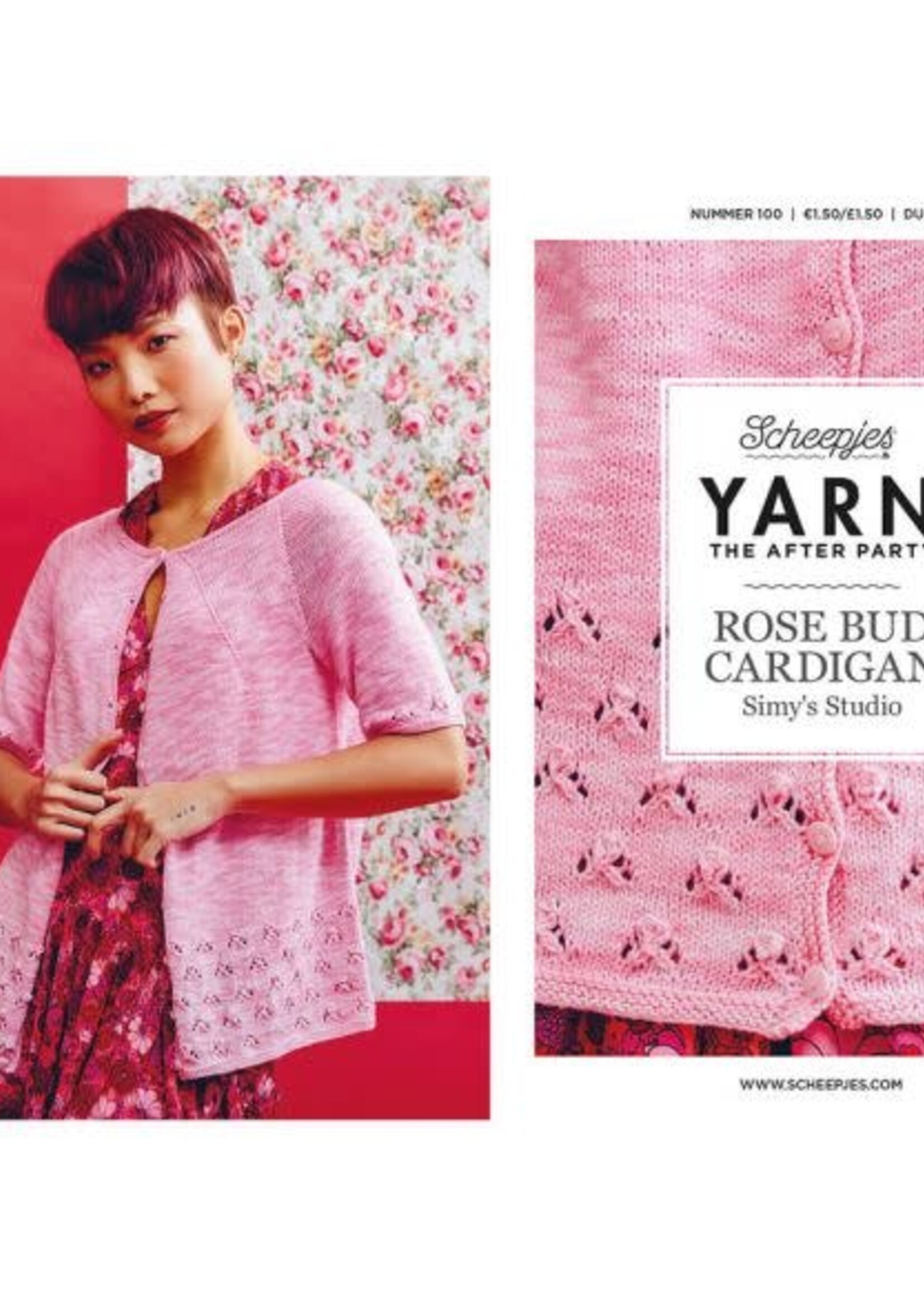 Scheepjes YARN The After Party nr.100 Rose Bud Cardigan NL