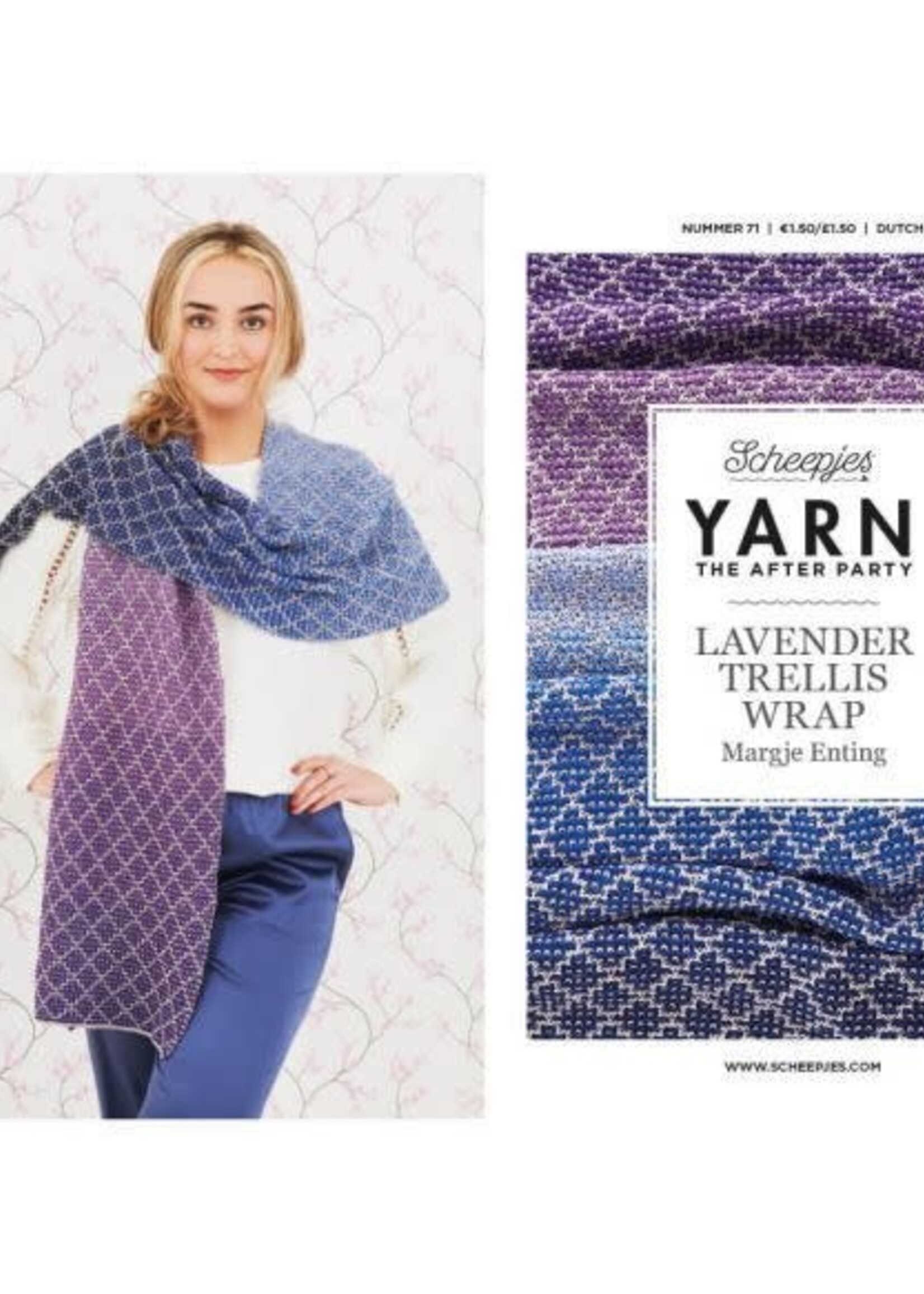 Scheepjes YARN The After Party nr.71 Lavender Trellis Wrap NL