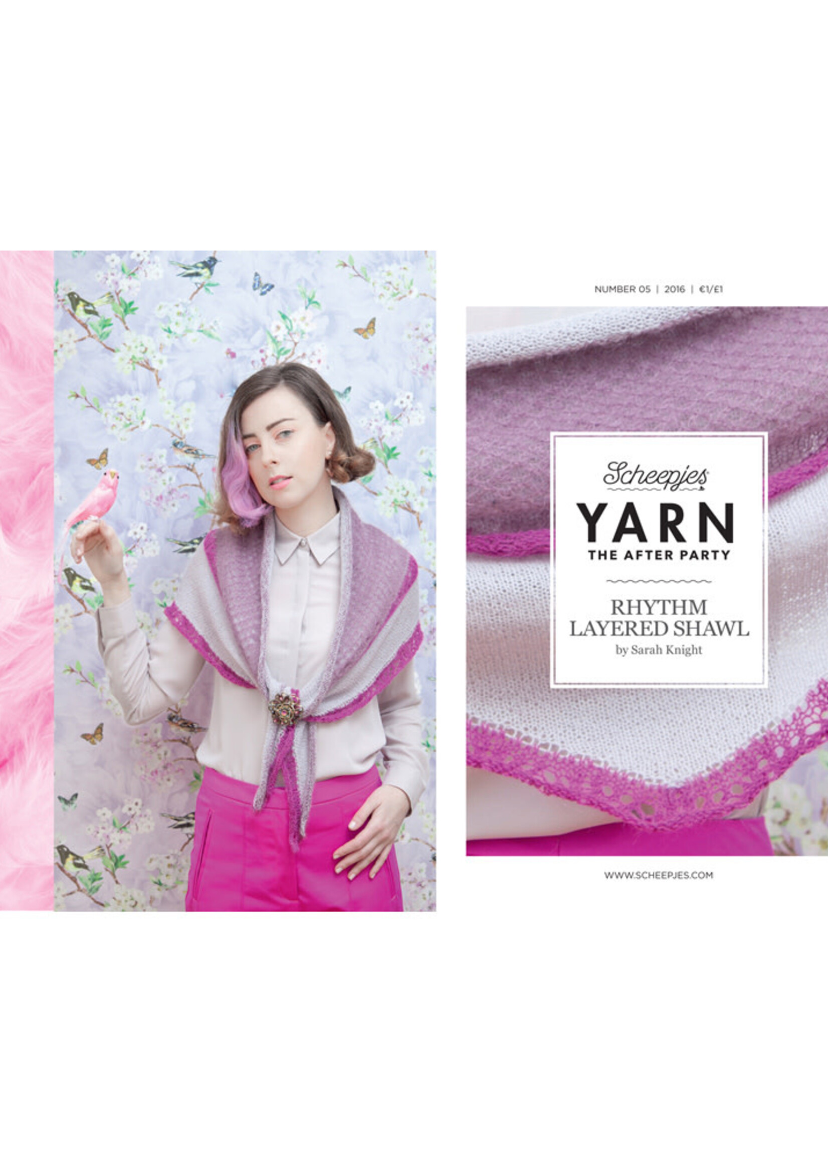 YARN The After Party nr.05 Rhythm Layered Shawl NL