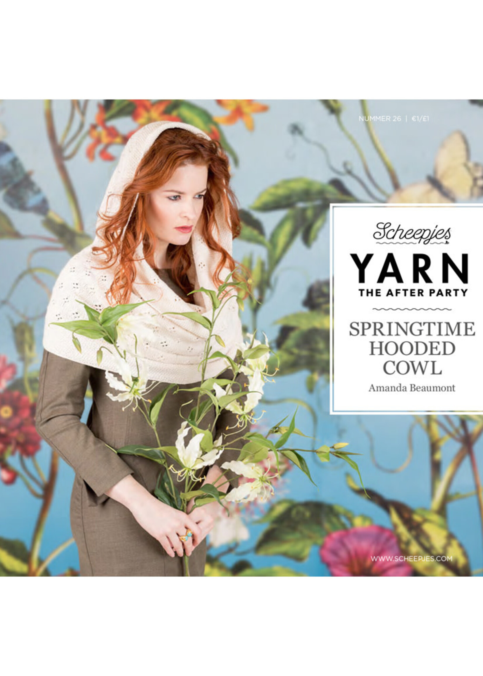 YARN The After Party nr.26 Springtime Hooded Cowl NL