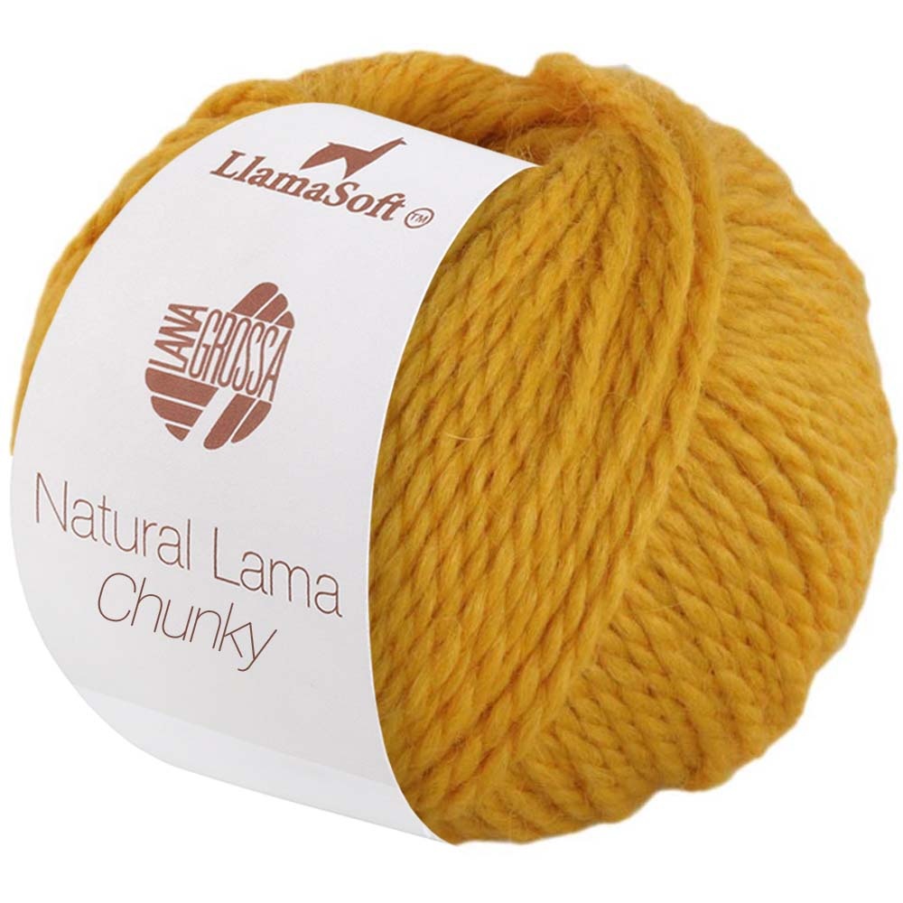 Lana Grossa Natural Lama Chunky 01-geel25%