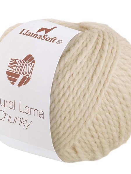 Lana Grossa Natural Lama Chunky 09-natuur25%