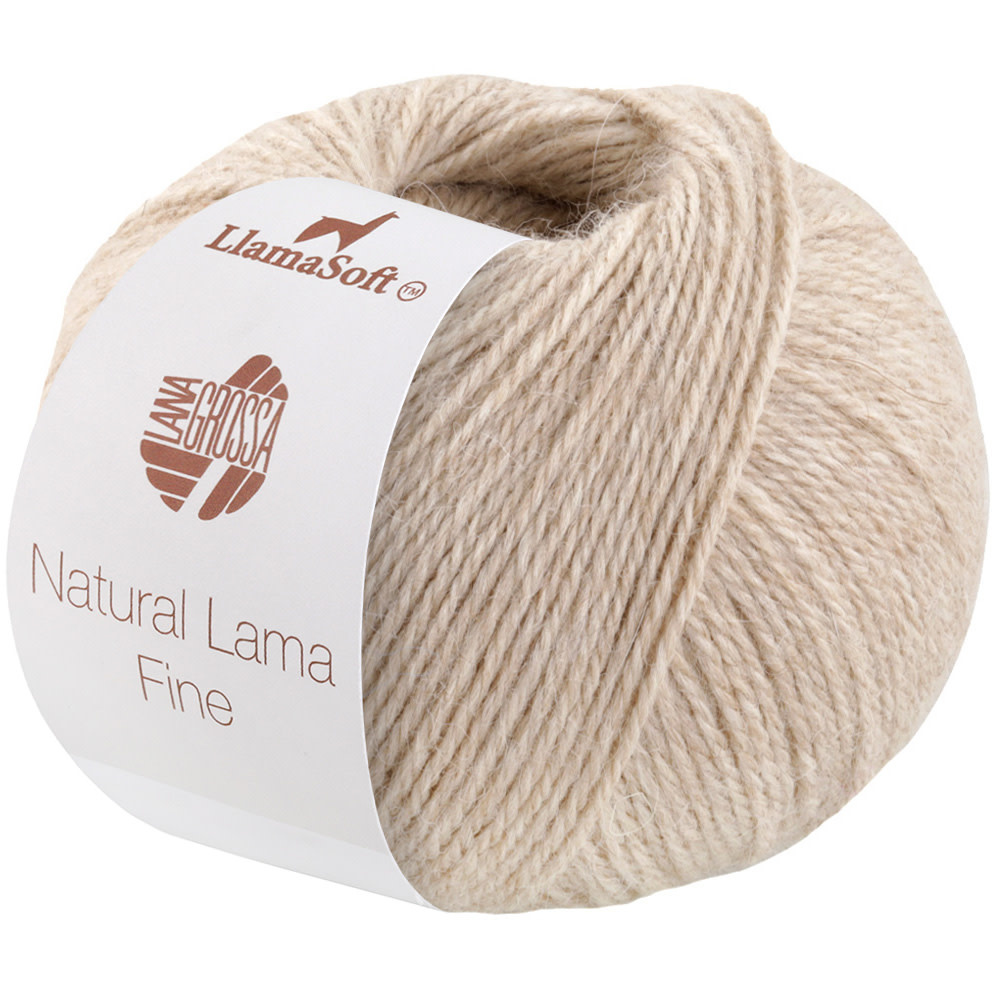 Lana Grossa Natural Lama Fine -110-licht beige