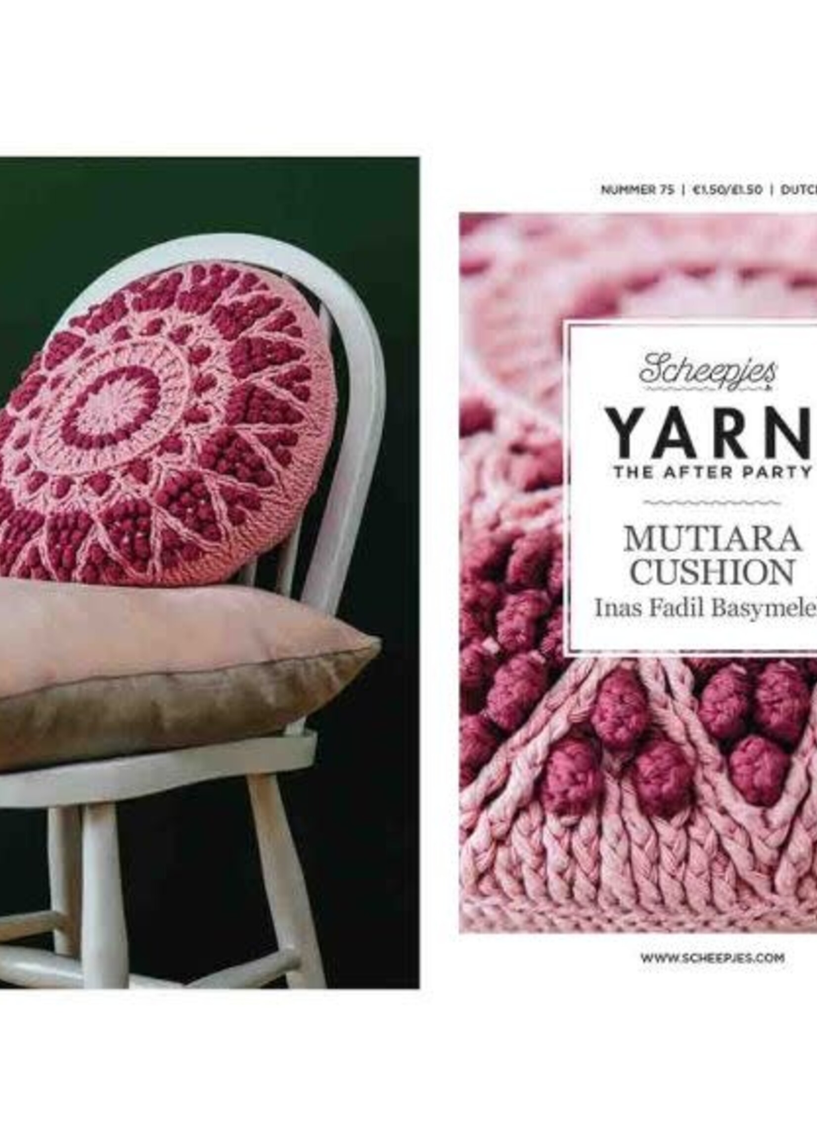 Scheepjes YARN The After Party nr. 75 Mutiara Cushion NL