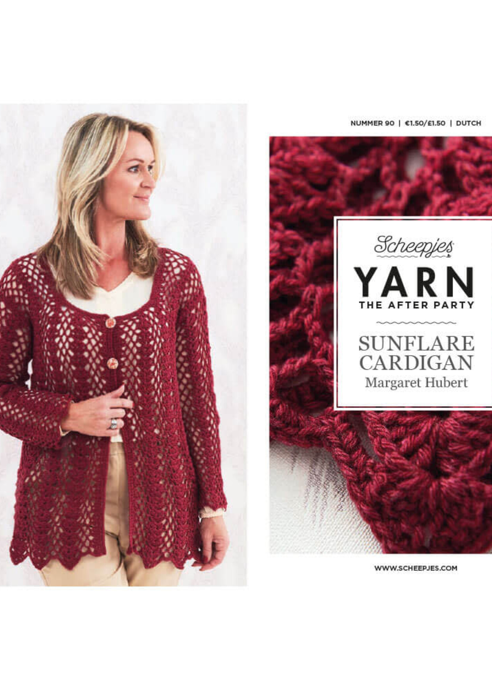 Scheepjes YARN The After Party nr.90 Sunflare Cardigan NL