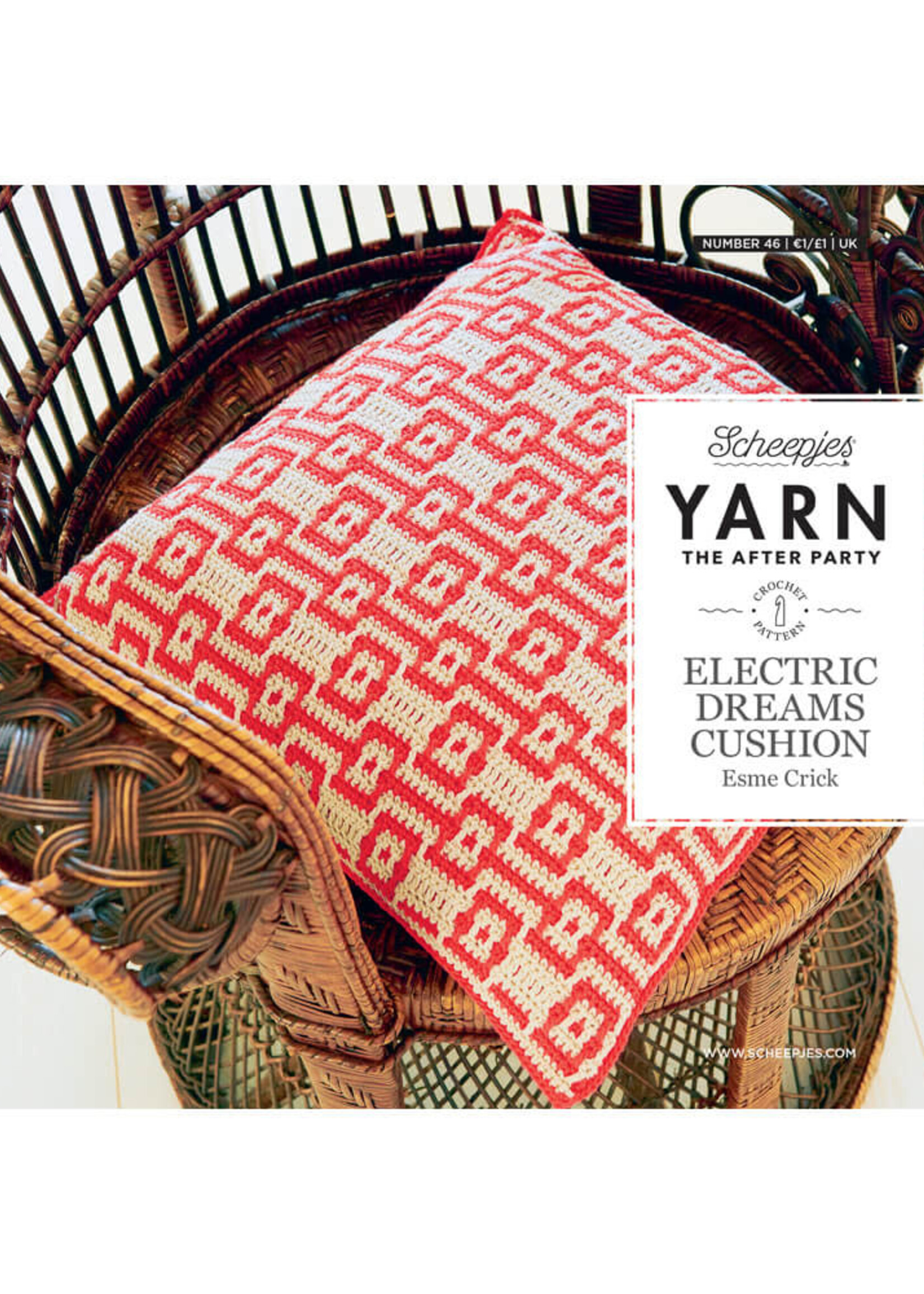 Scheepjes YARN The After Party nr.46 Electric Dreams Cushion NL