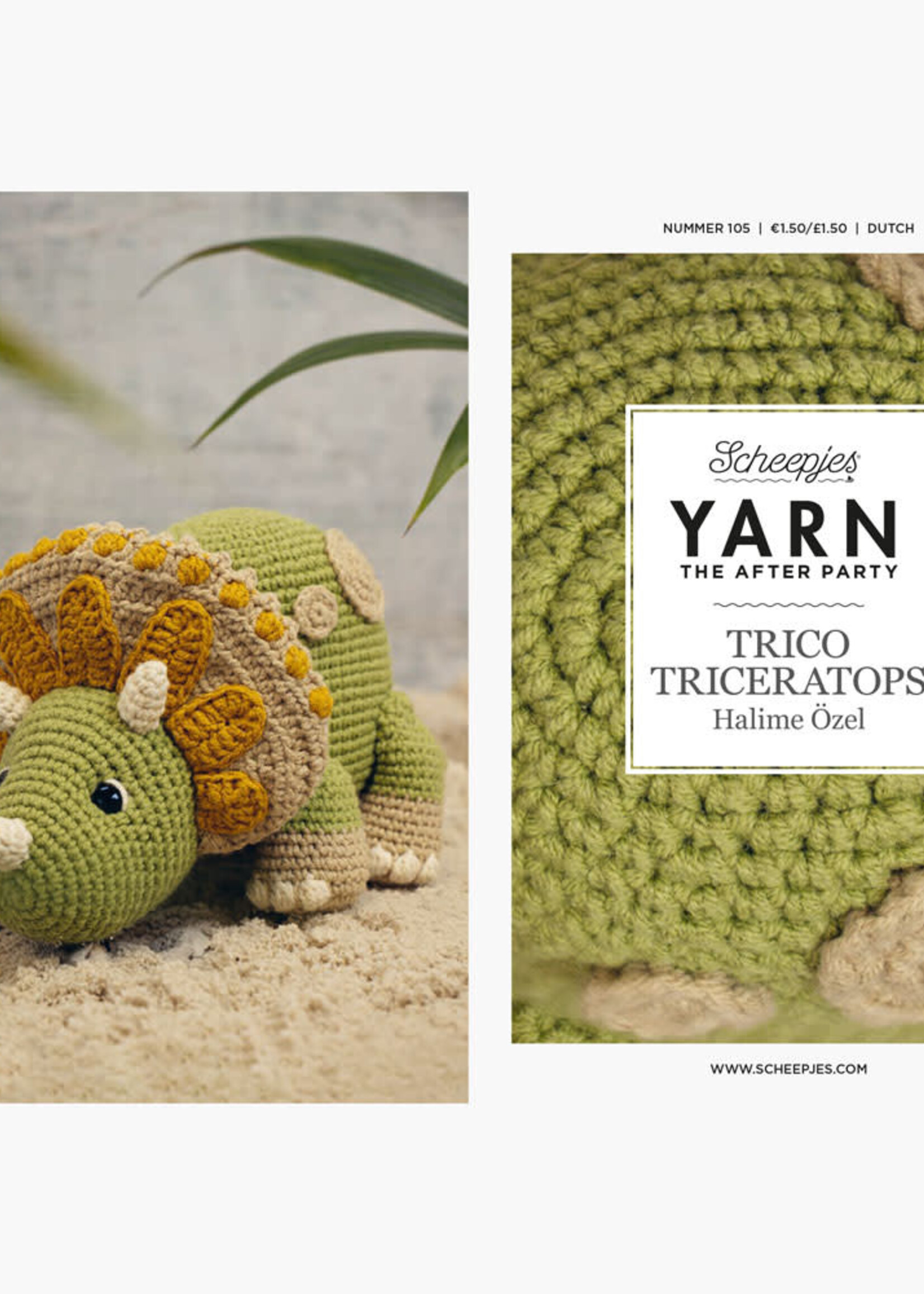 Scheepjes YARN The After Party nr.105 Trico Triceratops NL