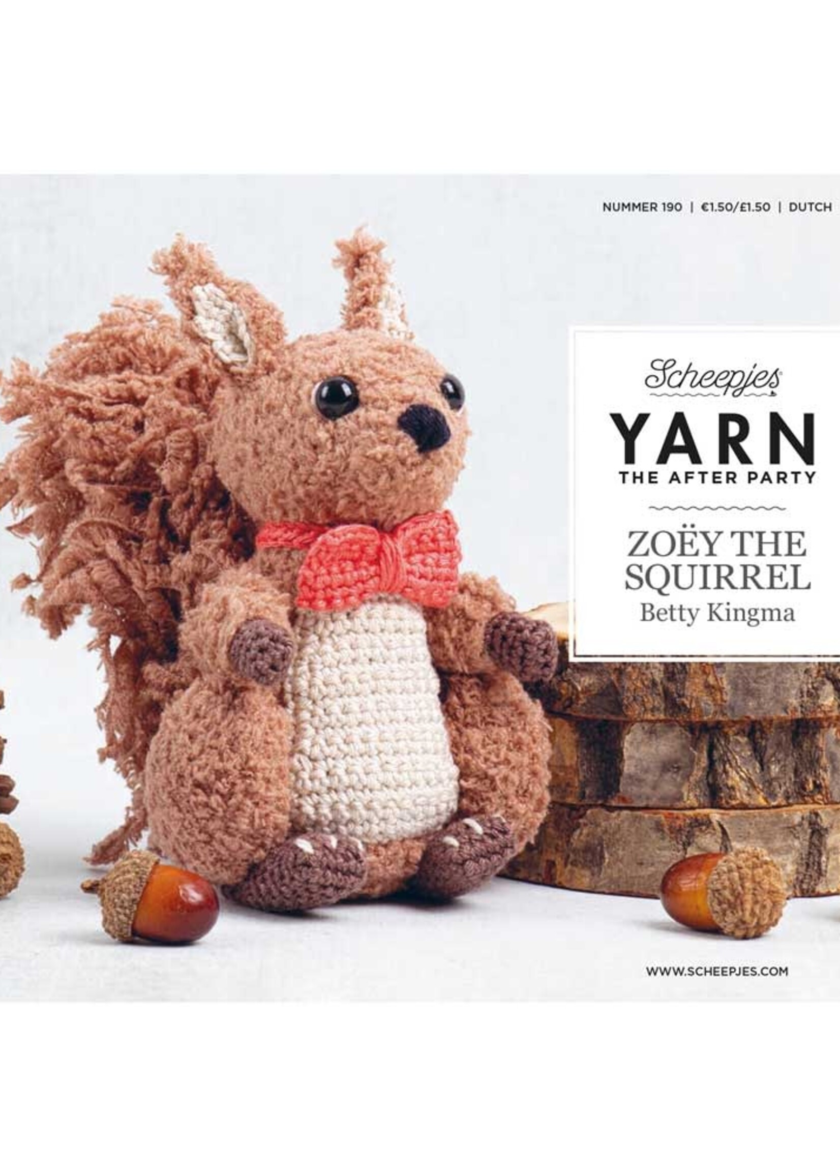 Scheepjes YARN The After Party nr.190 Zoey The Squirrel NL