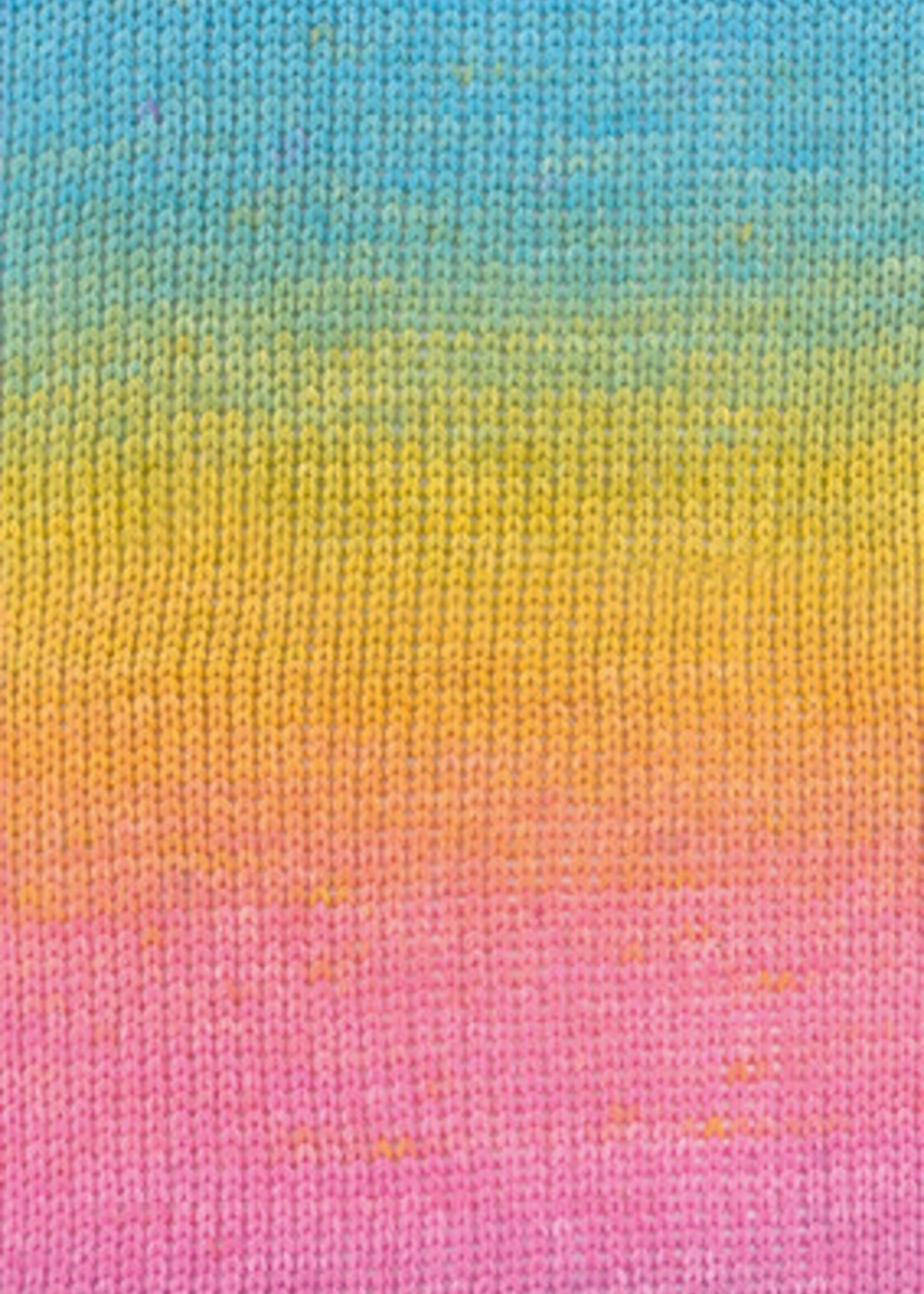 Lana Grossa Cotonella - 12 Hemelsblauw/sagegroen/turquoise/geel/oranje/roze/paars