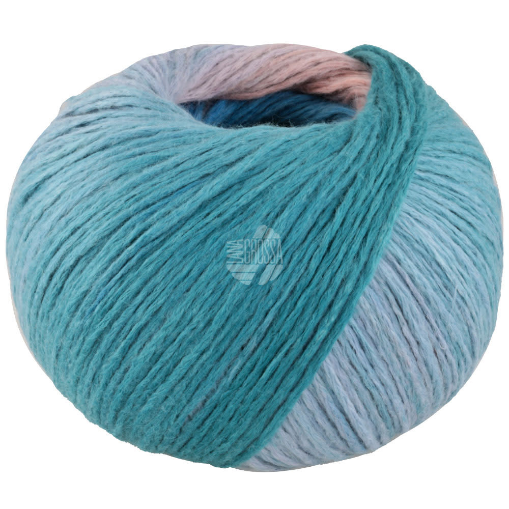 Lana Grossa Cotonella - 13 korenbloem/turquoise blauw/mint/terracotta/zeegrijs -20%
