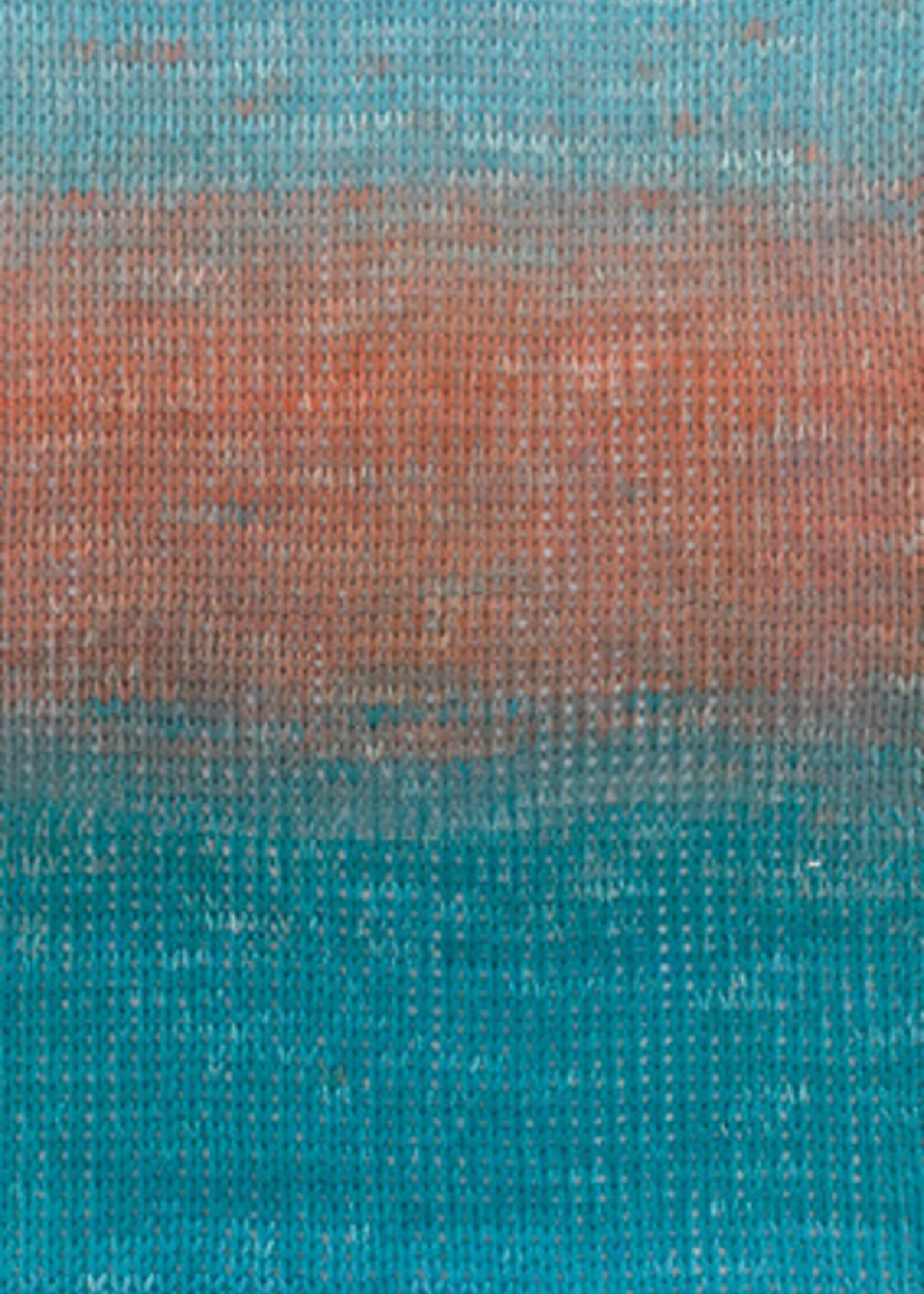 Lana Grossa Cotonella - 13 korenbloem/turquoise blauw/mint/terracotta/zeegrijs -20%