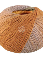 Lana Grossa Cotonella - 15 Grijs beige/olijf/geel/blauw oranje/oranje/zalm/nougat