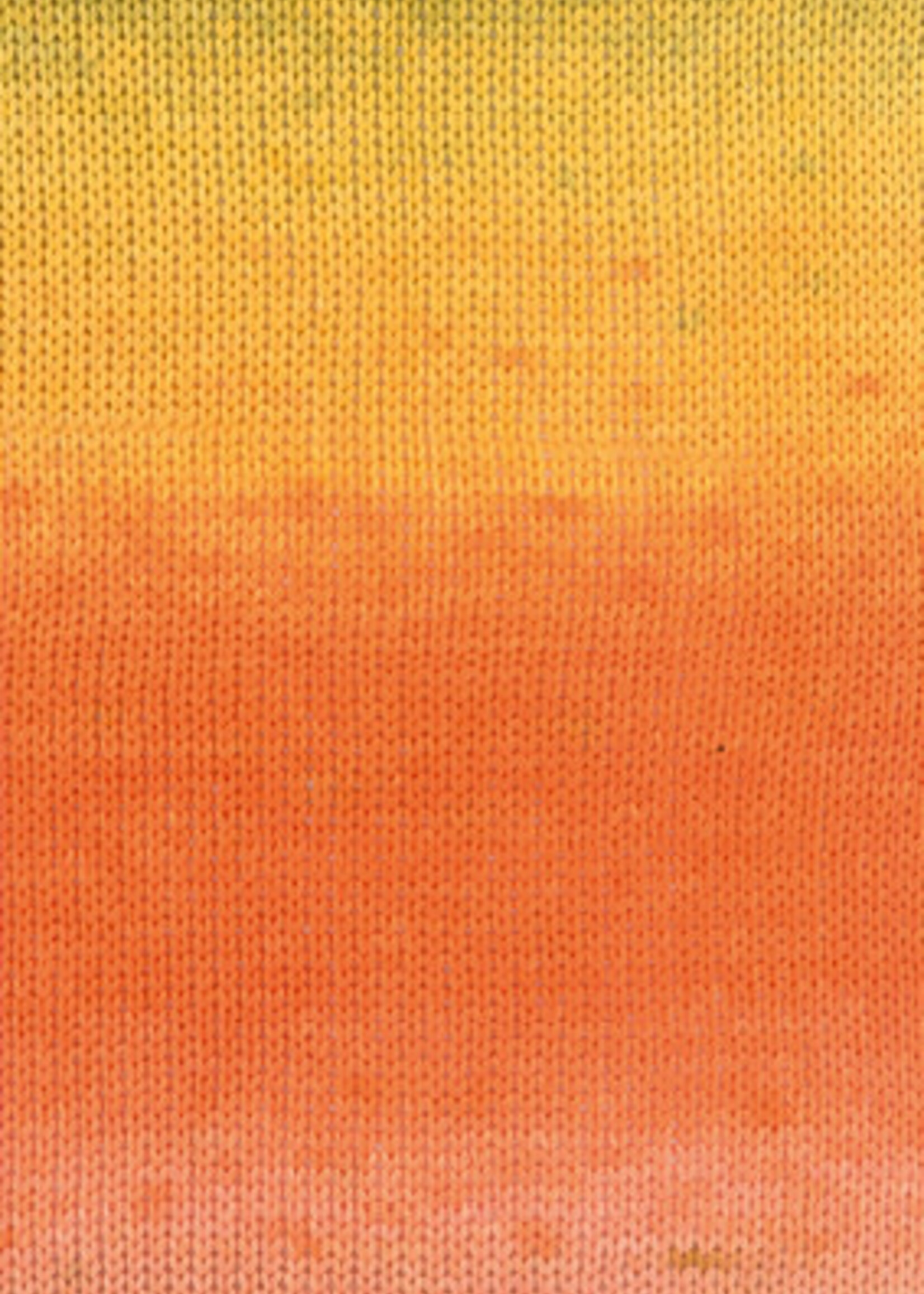 Lana Grossa Cotonella - 15 Grijs beige/olijf/geel/blauw oranje/oranje/zalm/nougat