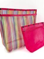 Della Q Oh Snap Rainbow-Pink staand L-XL