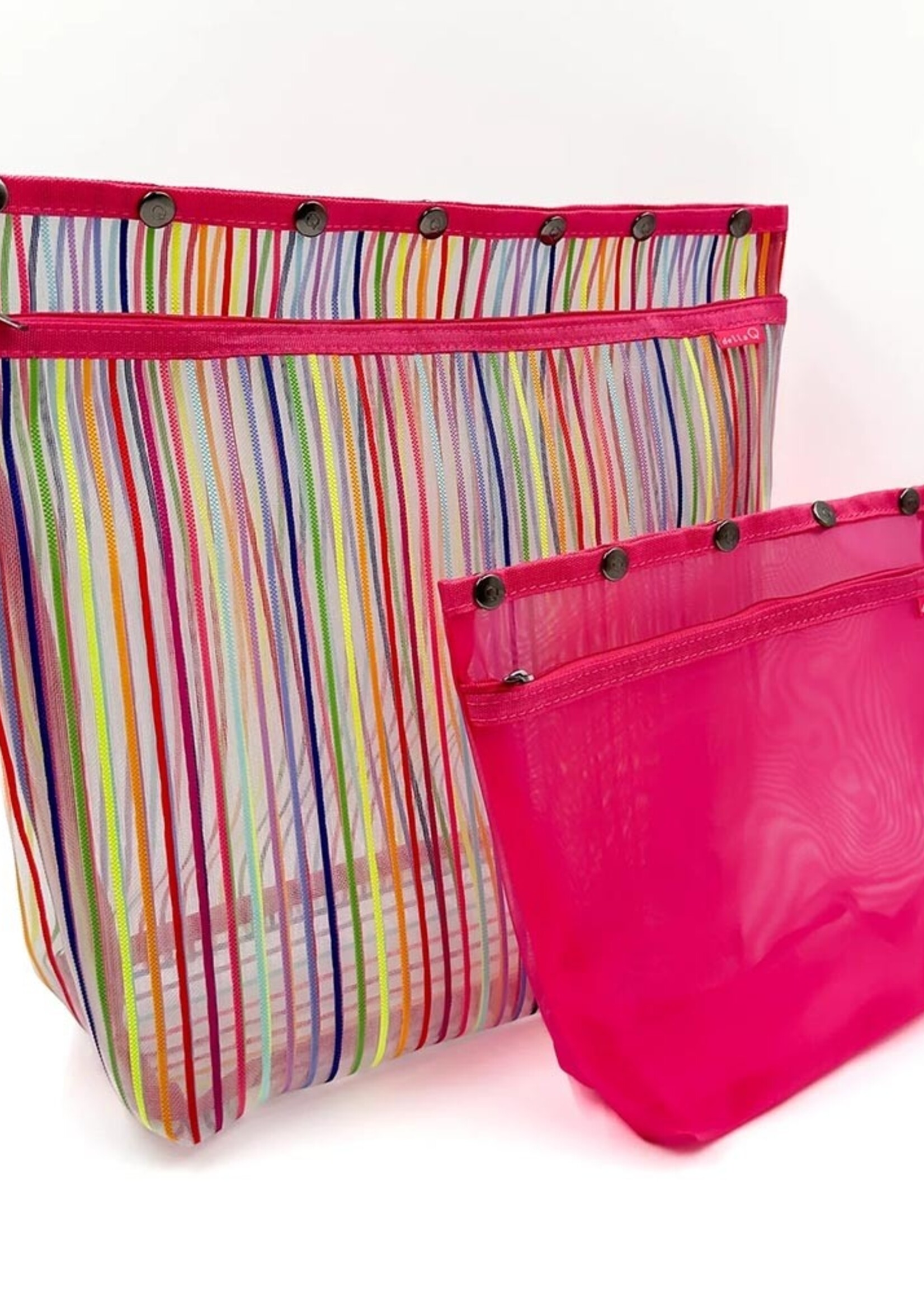 Della Q Oh Snap Rainbow-Pink staand L-XL