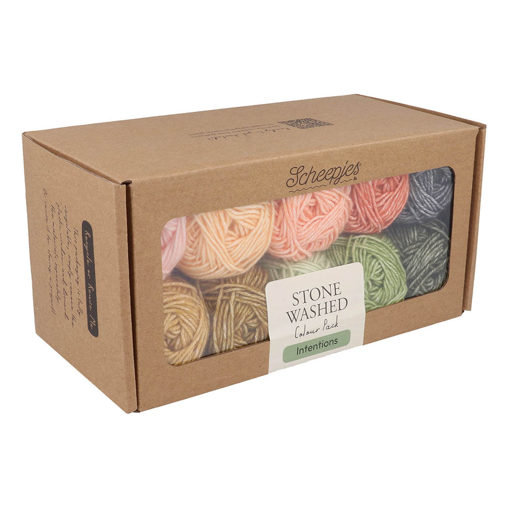Scheepjes Scheepjes Stone Washed colour pack 10x25g - Intentions