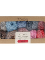 Scheepjes Scheepjes Stone Washed colour pack 10x25g - Aura