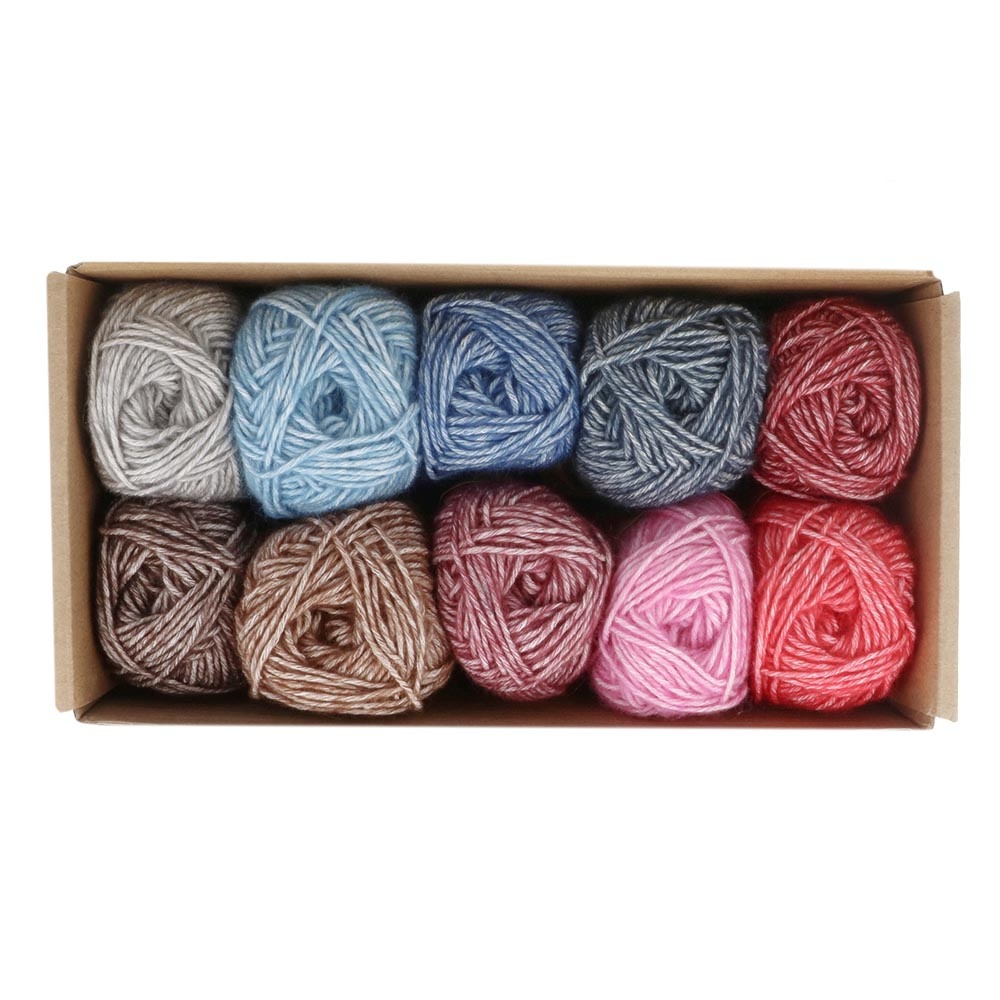 Scheepjes Scheepjes Stone Washed colour pack 10x25g - Aura