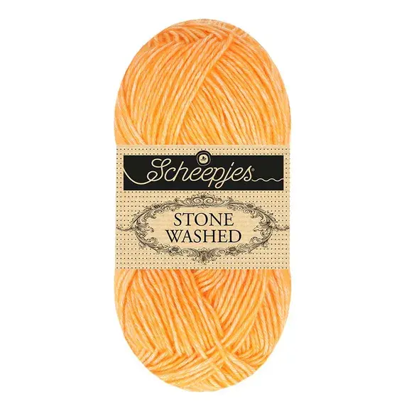 Scheepjes Stone Washed - Scheepjes -842 Orange Calcite