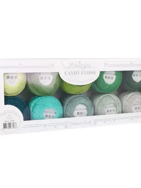 Scheepjes Candy Floss colour pack 10x20gr -Scheepjes -Mint %