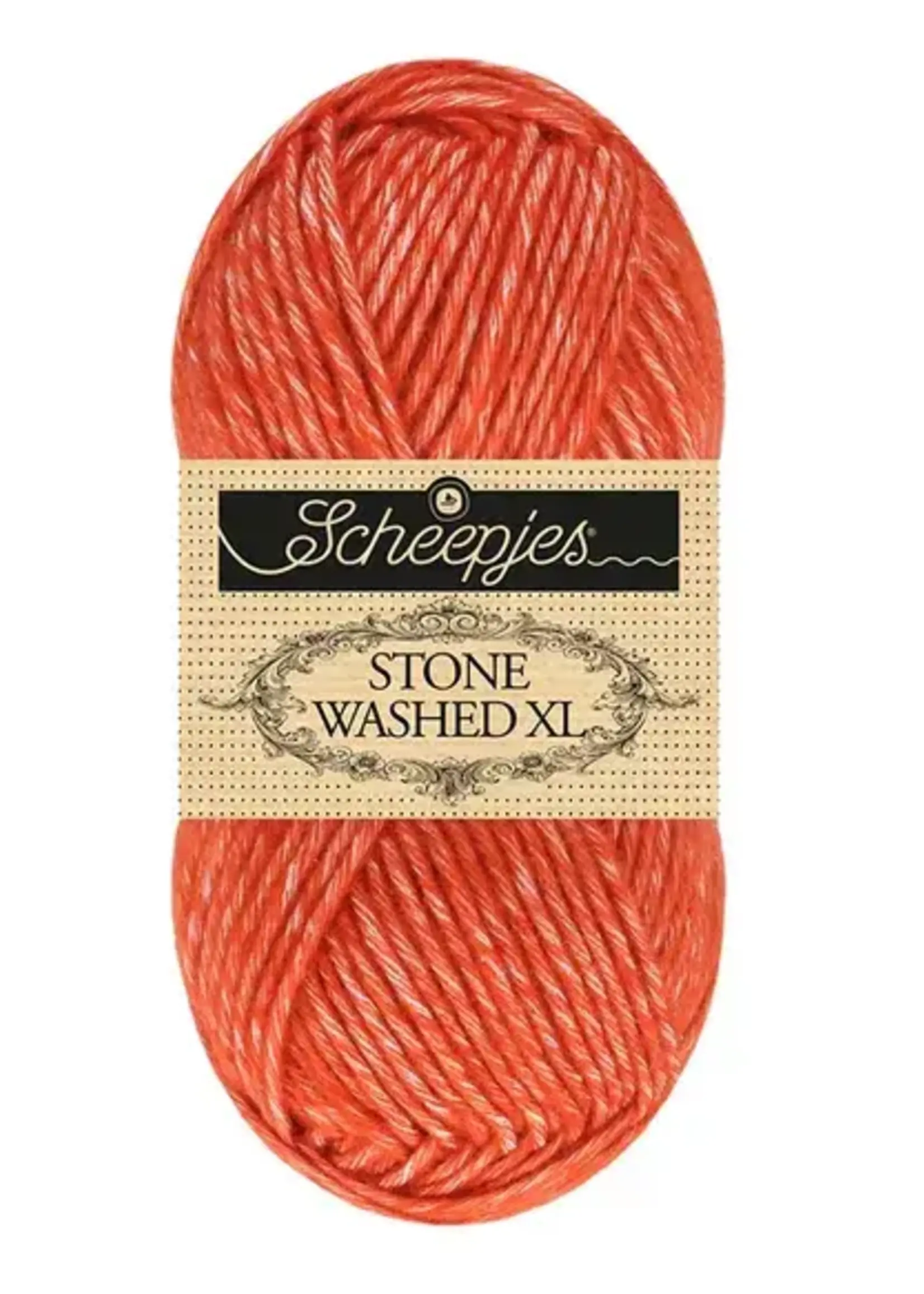 Scheepjes Stone Washed XL - Scheepjes -883 Realgar Red
