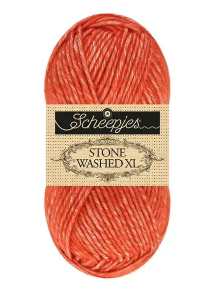 Scheepjes Stone Washed XL -883 Realgar Red