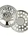 Opry Magnetische broche boom 45mm (nikkel)
