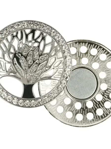 Opry Magnetische broche boom 45mm (nikkel)