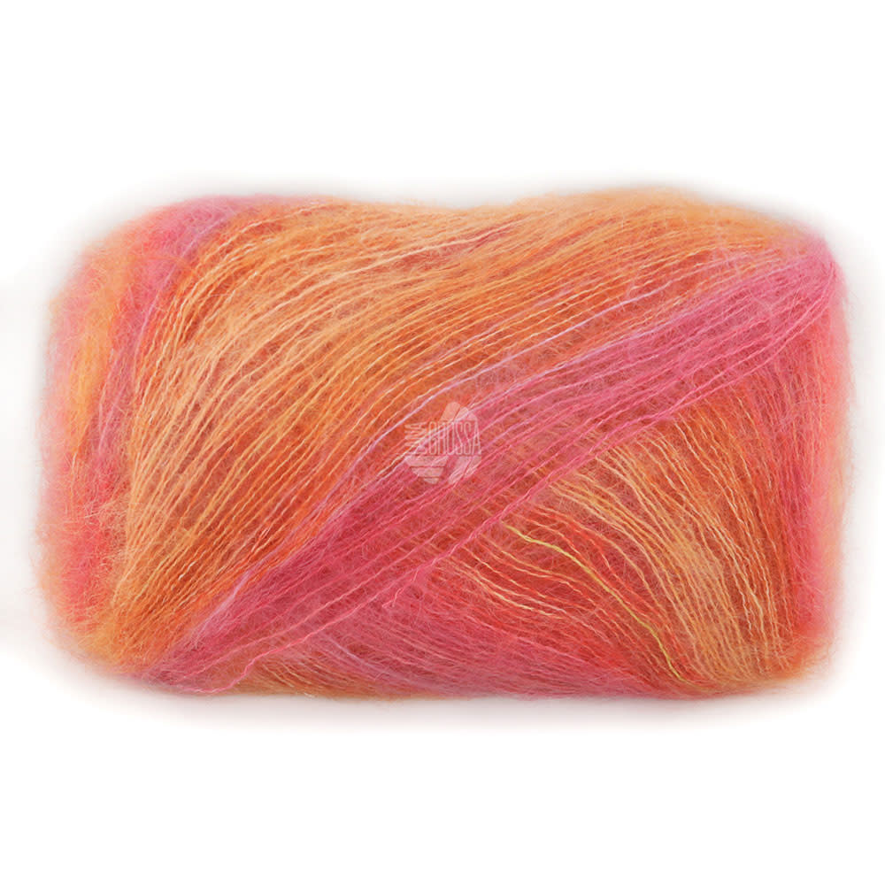 Lana Grossa Cottonhair -101-rood/oranje/lichtoranje/roze/fuchsia/rood-30%