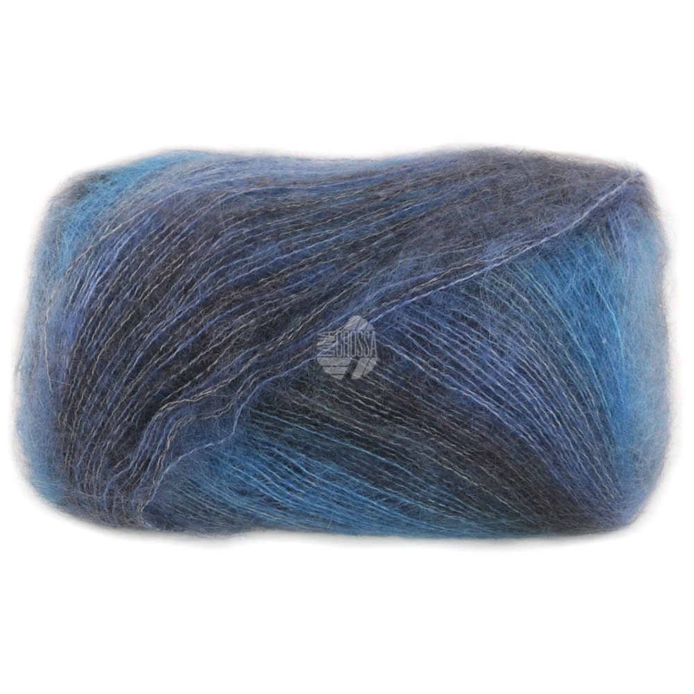 Lana Grossa Cottonhair -103-Donkergrijs/jeansblauw/grijsblauw/navy/antraciet-30%