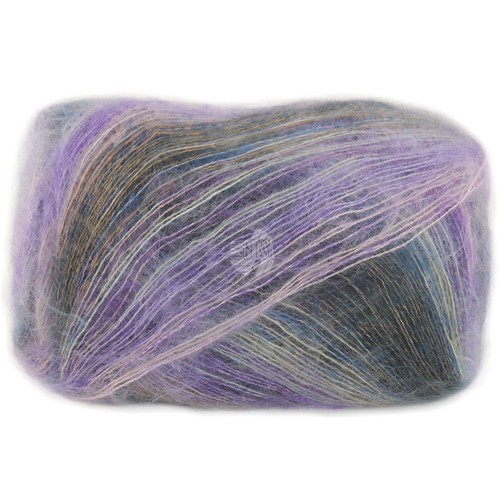 Lana Grossa Cottonhair -104-oker/lichtgrijs/paars/roze/jeansblauw/antraciet-30%