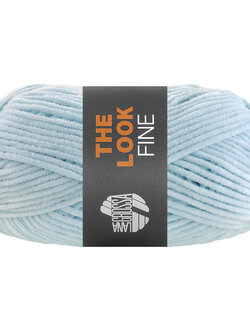 Lana Grossa The Look Fine - 118 pastelblauw