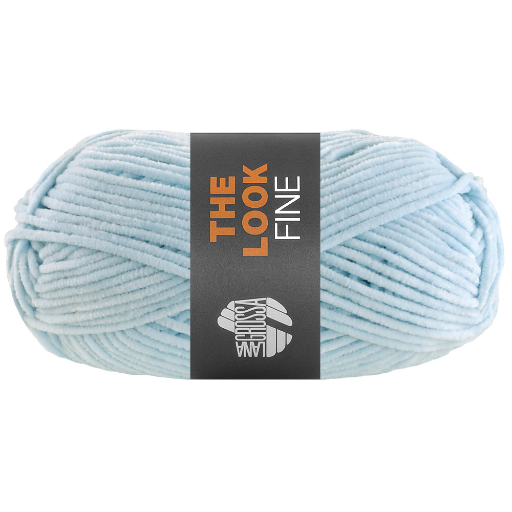 Lana Grossa The Look Fine - 118 pastelblauw