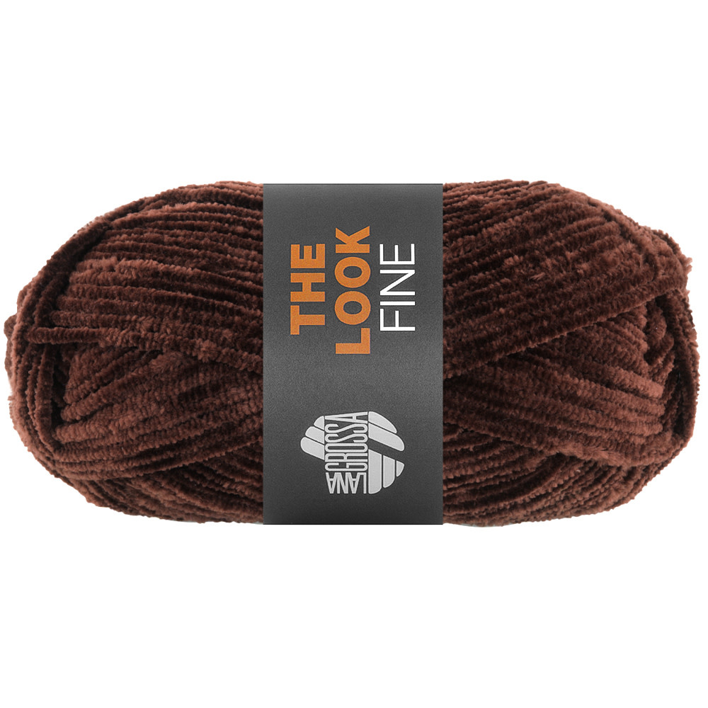 Lana Grossa The Look Fine - 122 donkerbruin