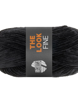 Lana Grossa The Look  Fine - 126 zwart