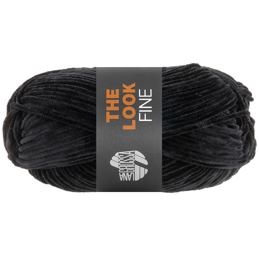 Lana Grossa The Look  Fine - 126 zwart