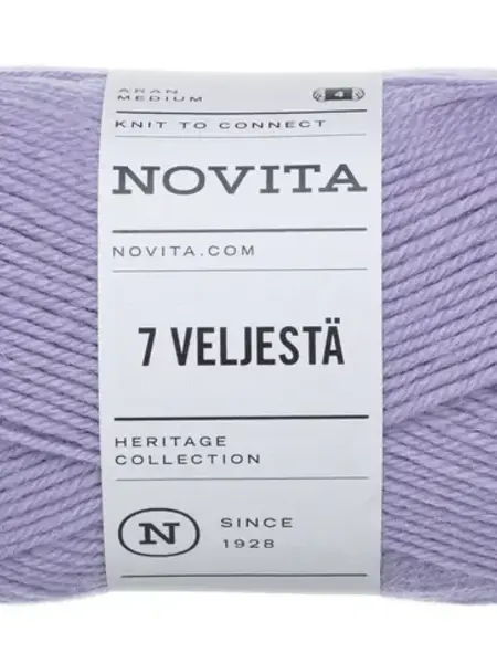 Novita 7 Veljestä 100g -730 blueberry milk